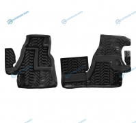 ACM-PS-45 Ковры в салон перед. для Mercedez-Benz Sprinter Classic (ГАЗ) (13-) компл. 2 шт.. выс. борт. полимер.. черн.