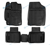 ACM-PS-65 Ковры в салон (3D с подпят.) для Toyota Camry VII (XV50) (11-)компл. 4 шт.. (крепеж). выс. борт. полимер.. черн.