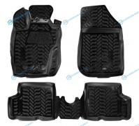 ACM-PS-54 Ковры в салон (3D с подпят.) для Renault Duster 4WD (11-15) компл. 4 шт.. (крепеж). выс. борт. полимер.. черн.