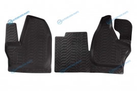 ACM-PS-75 Ковры в салон перед. для ГАЗель NEXT (16-) (КПП на панели) компл. 2 шт.. выс. борт. полимер.. черн.