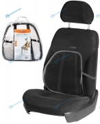 ASC-BS-18 Поддержка спины анатомическая. черная