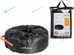 AO-WC-10 Набор чехлов на колеса R13-17. комплект 4 шт.. цвет черныйоранжевы