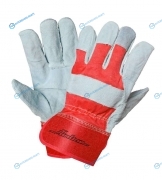 AWG-S-07 Перчатки спилковые. комбинированные EXPERT (защитные от механических повреждений )