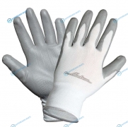 AWG-N-02 Перчатки нейлоновые с цельным ПУ покрытием ладони