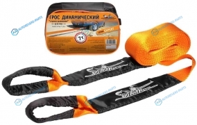 ATR-D-7 Трос динамический 7 т. 6 м + сумка (стропа рывковая)