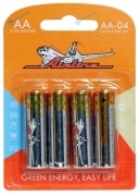 AA-04 Батарейки LR6AA щелочные 4 шт. блистер