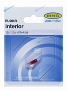 RU286R Лампа дополнительного освещения W1.2W Индикатор (Красная) 12V 1.2W Блистер 1 шт.