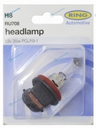 RU708 Лампа головного освещения H8 12V 35W Блистер 1 шт.