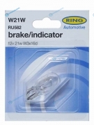 RU582 Лампа дополнительного освещения W21W 12V 21W Блистер 1 шт.