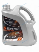 253142410 Масло моторное синтетическое G-Energy Synthetic Active 5W-40 SNCF. A3B4 4л