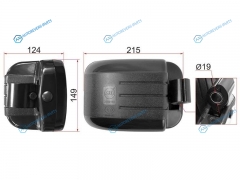SL-948 Зеркало заднего вида MITSUBISHI CANTERMAZDA TITAN (149x215mm)
