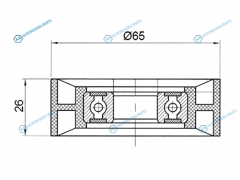 ST-25281-2A100 Ролик натяжителя приводного ремня HYUNDAI I10I20I30I40IX20IX35KIA CEED 1.4-1.7CRDI