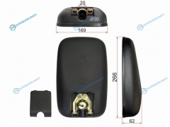 SL-1690 Зеркало заднего вида ISUZU NKR NHR new (266x169 SR1200)