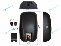 SL-778 Зеркало заднего вида MITSUBISHIHYUNDAI TRUCK (320x200mm)