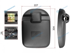 SL-1687 Зеркало заднего вида NISSAN UD CW-520 (304x227 SR800)