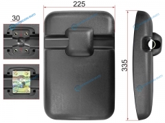 SL-1688 Зеркало заднего и нижнего вида ISUZU FTRHINO truckNISSAN UDMITSUBISHI (335x225)