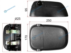 SL-633 Зеркало заднего вида UNIVERSAL 170x250mm