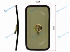 SL-1612B Зеркало UNIVERSAL series truck size 328x182mm SR800 крепление болт