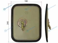 SL-1611B Зеркало UNIVERSAL (240x190mm) крепление болт. железн. корпус