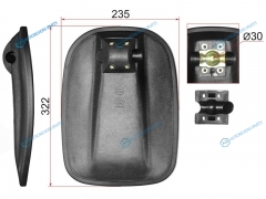 SL-1662 Зеркало заднего вида MITSUBISHI FUSO-330FAW (322x235 SR600)