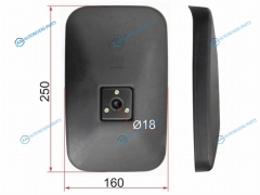 SL-1651A Зеркало заднего вида ISUZU ELF NHR.NKR (250x160 SR800)