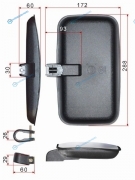 SL-1774 Зеркало заднего вида NISSAN UD (288x172mm)