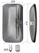 SL-788AR Зеркало заднего вида FAW RH (413x229mm SR1200)