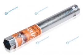 AK-S-02 Ключ свечной трубчатый 16*160мм с резиновой вставкой