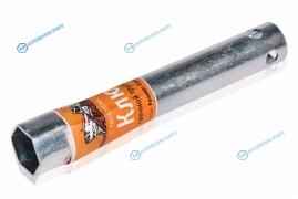 AK-S-05 Ключ свечной трубчатый 21*160мм с резиновой вставкой