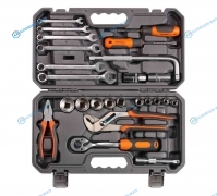AT-25-38 Набор инструментов универсальный 25 предметов. серый пласт.кейс