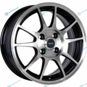 7111588 Megami MGM-5 R15x6 4x100 ET50 CB60.1 BKF