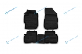 CARNIS10055k Коврики 3D в салон NISSAN Almera . 2012->. 4 шт. (полиуретан)