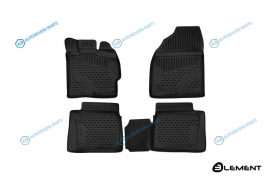 ELEMENT3D48134210 Коврики 3D в салон TOYOTA Prius 30. 2009-2015. правый руль. 4 шт. (полиуретан)