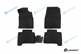 ELEMENT3D48154210 Коврики 3D в салон TOYOTA Hilux Surf. 2002-2009. внедорожник. П.Р.. 4 шт. (полиуретан)