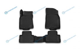 CARNIS00061 Коврики 3D в салон NISSAN Qashqai (J11F). 2015->. сборка РФ. 4 шт. (полиуретан)