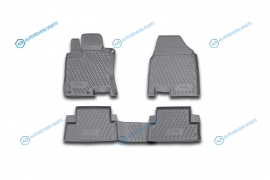 CARNIS00021 Коврики в салон NISSAN Qashqai 2007-2014. 4 шт. (полиуретан)