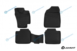 ELEMENT3D48140210k Коврики 3D в салон TOYOTA AllionPremio (260) 4WD. 2012-2015. правый руль. сед.. 4 шт. (полиуретан)