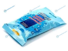 CLT-G-20 Салфетки влажные для зеркальных и стеклянных поверхностей Clingo. 20 шт.. лимон