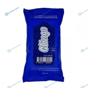 CL-AA-20 Влажные антибактериальные салфетки Clingo. 20 шт.