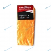 iMC-43OR Салфетка для ухода за автомобилем iSky. 43х32 см. микрофибра. оранжевый