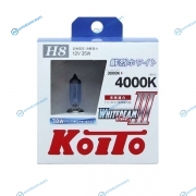 P0758W Лампа высокотемпературная Koito Whitebeam H8 12V 35W (70W) 4000K (комплект 2 шт.)