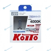P0759W Лампа высокотемпературная Koito Whitebeam H9 12V 65W (120W) 4000K (комплект 2 шт.)