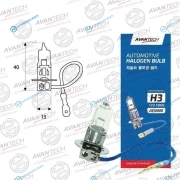 AB0008 Лампа головного света Avantech H3 12V 100W