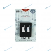 ALB0101 Лампа светодиодная Avantech 12V LED T10 W5W 6500K. комплект 2 шт.
