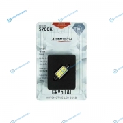 ALB0115 Лампа светодиодная Avantech 12V LED T10x37 5700K (резистор). 1 шт.