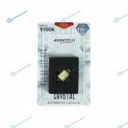 ALB0114 Лампа светодиодная Avantech 12V LED T10x31 5700K (резистор). 1 шт.