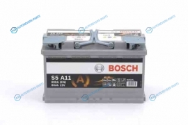 0 092 S5A 110_аккумуляторная батарея! 19.5|17.9 евро 80Ah 800A 315|175|190 AGM|