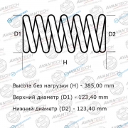 HS4119R Комплект усиленных пружин подвески Avantech (2шт. в одной упаковке)