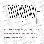 HS0144R Комплект усиленных пружин подвески Avantech (2шт. в одной упаковке)