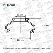 BL0208 Пыльники деталей подвески Avantech (Кратность 10 шт.)